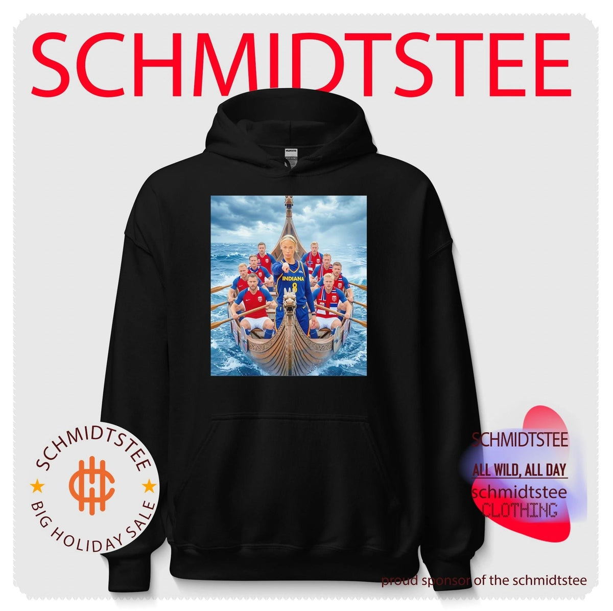Indiana Fever Sophie Cunningham x Norwegian football players rowing shirt Unisex