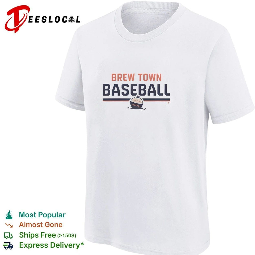 Brew Town Baseball Milwaukee Brewers Beer Unisex
