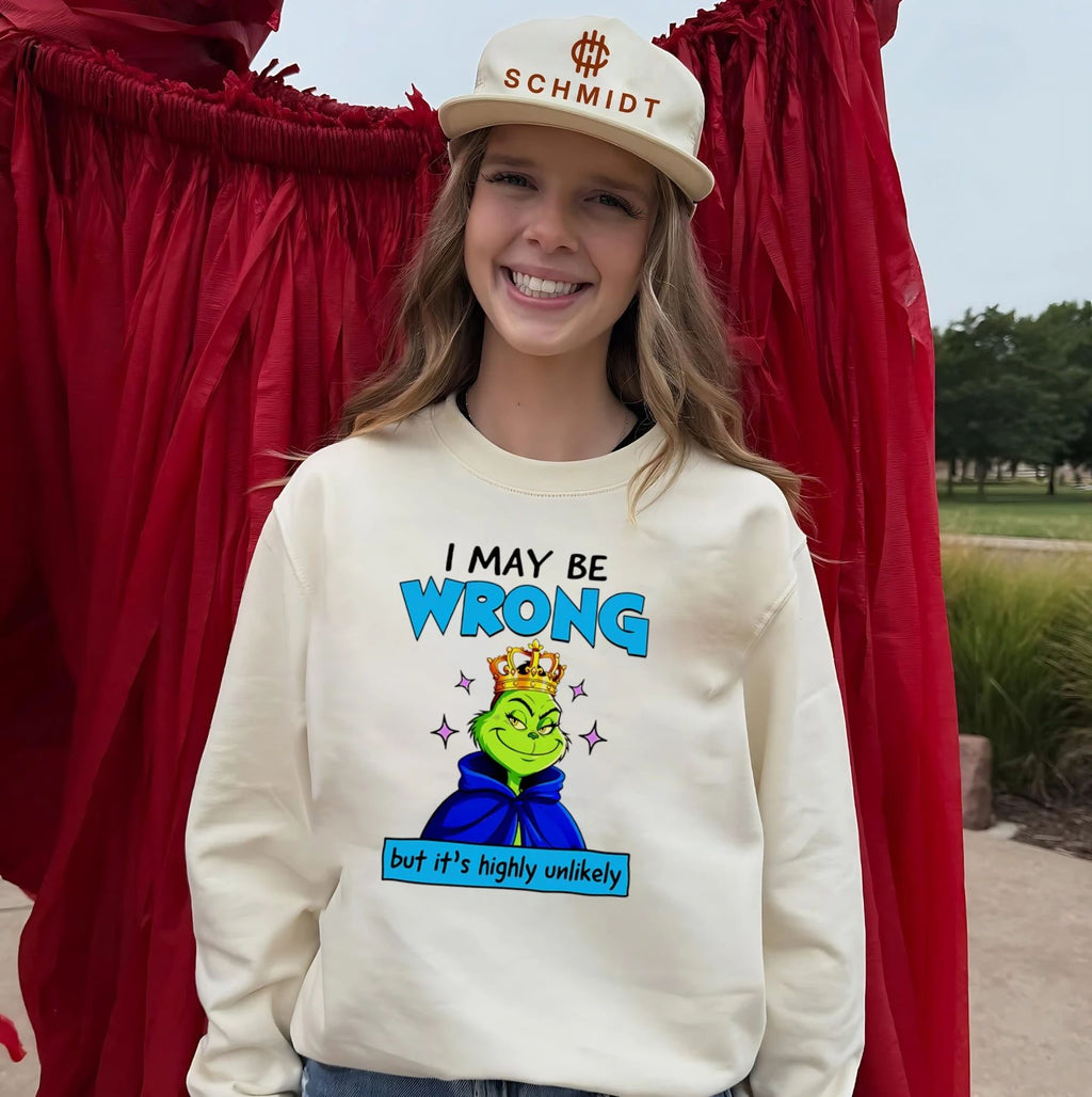 The Grinch I May Be Wrong but It Is Highly Unlikely shirt Unisex