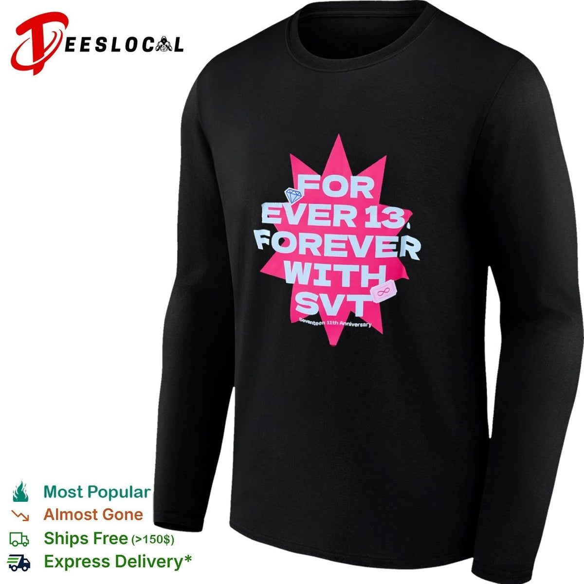 For Ever 13 Forever With SVT Seventeen 11th Anniversary Unisex