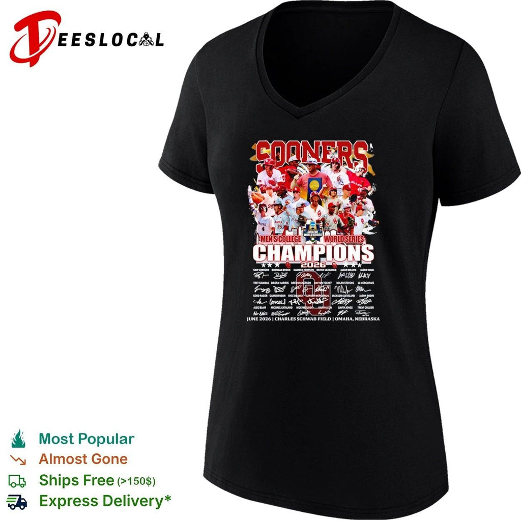 Sooners 2026 Men’s College World Series Champions Unisex