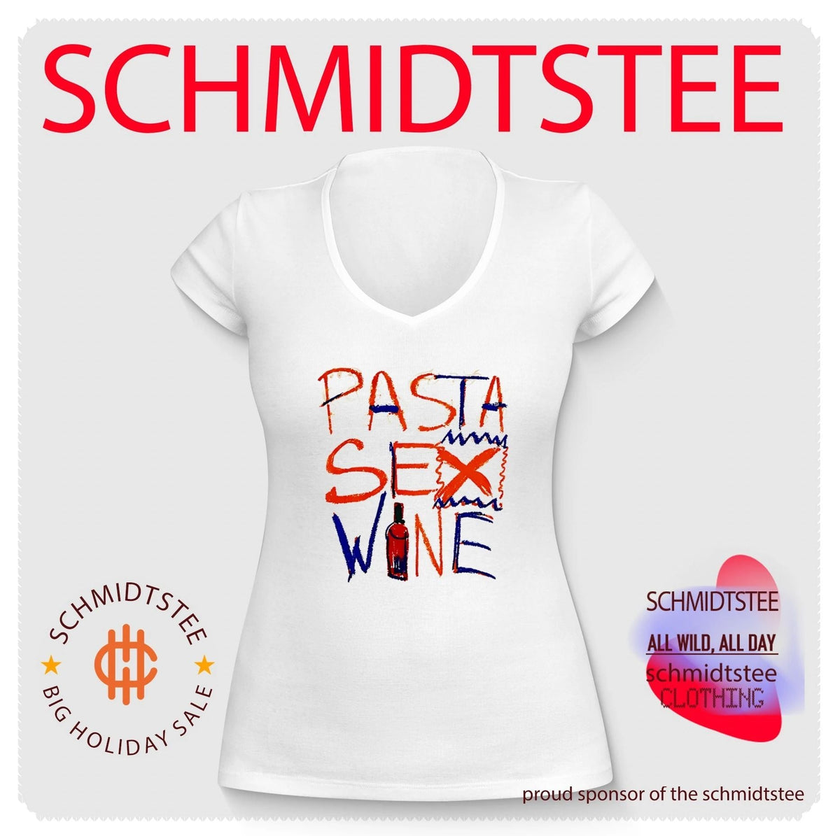Pasta Sex Wine signature shirt Unisex
