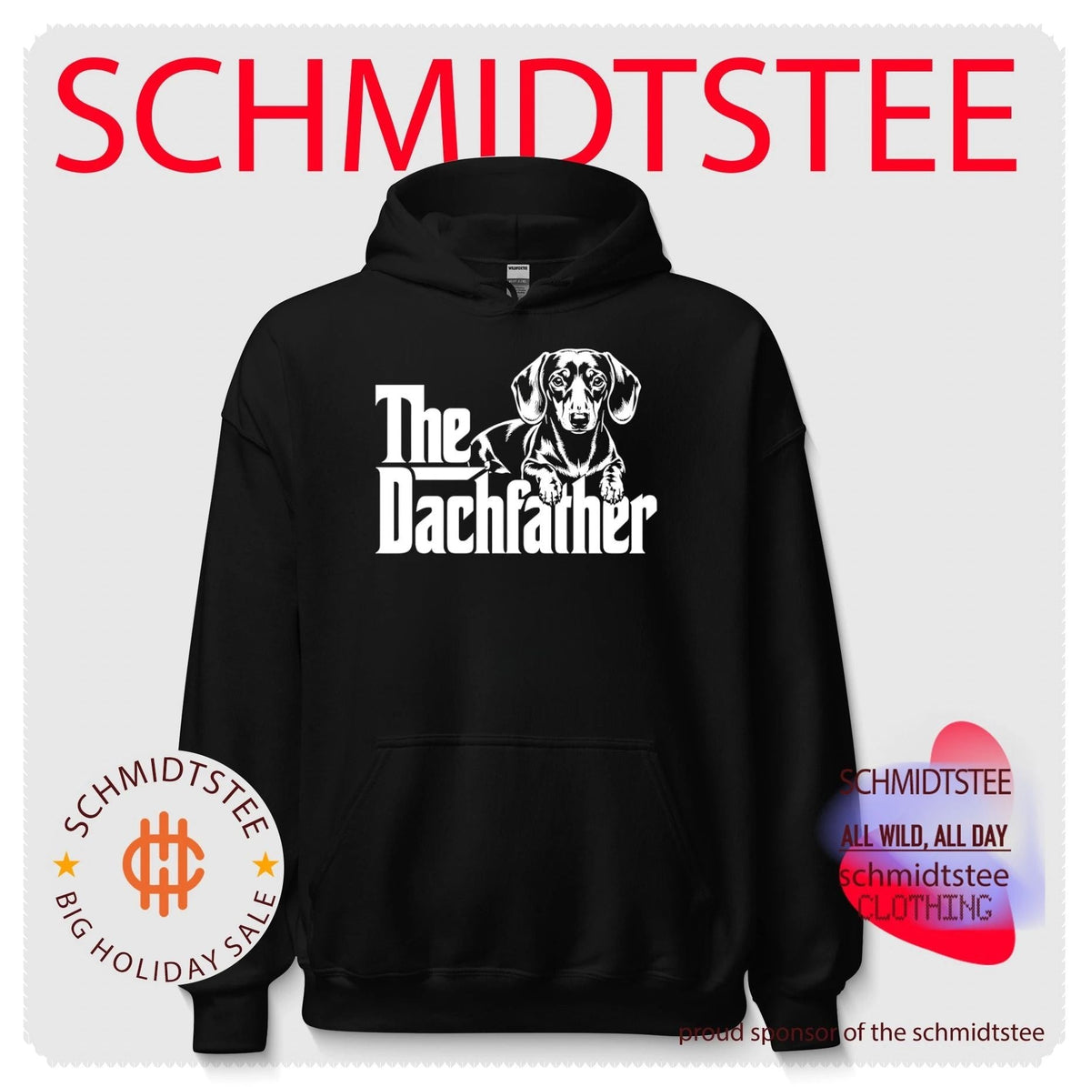 The Dachfather graphic dog vintage shirt Unisex