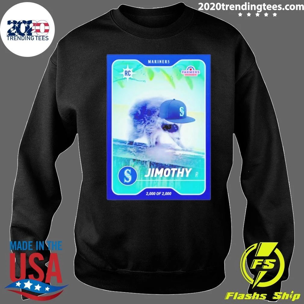 Jimothy Seallte Mariners Jimothy Night Rookie Card Shirt