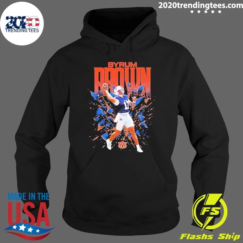 Byrum Brown Auburn Tigers Football Player Graphic Shirt