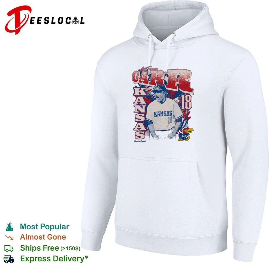 Kannon Carr Kansas Jayhawks Baseball 18 Unisex