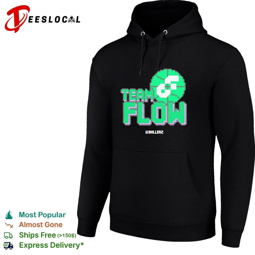 Team Flow Ballerz basketball pixel art Unisex