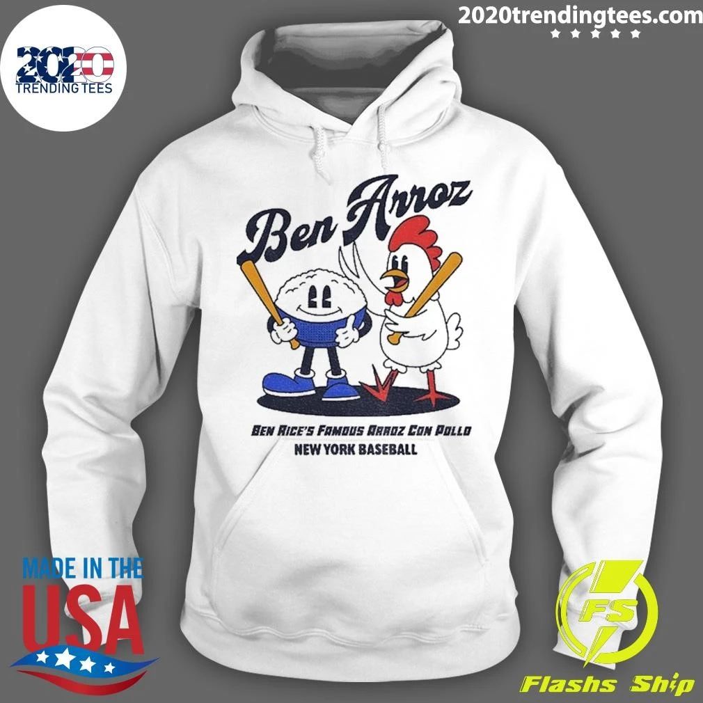 Ben Rice New York Baseball Ben Arroz Famous Arroz Con Pollo Shirt