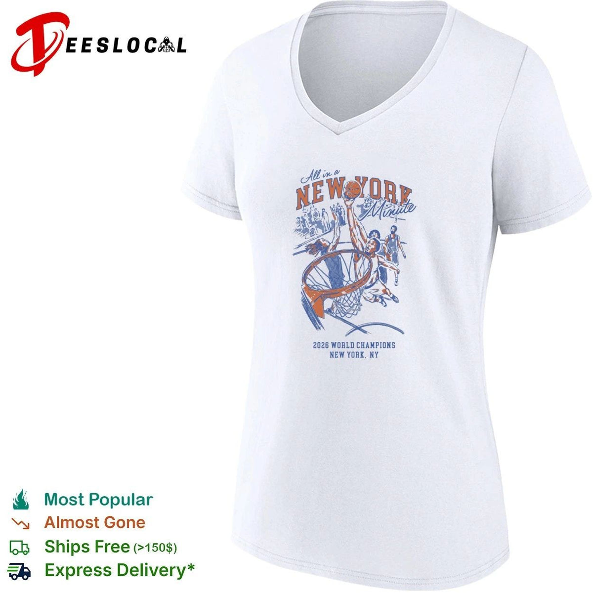 All in a New York Minute 2026 World Champions New York NY Unisex