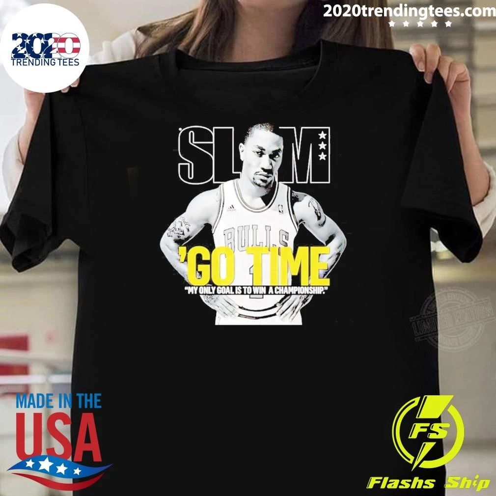 Derrick Rose Chicago Bulls Slam Magazine Go Time Championship Shirt