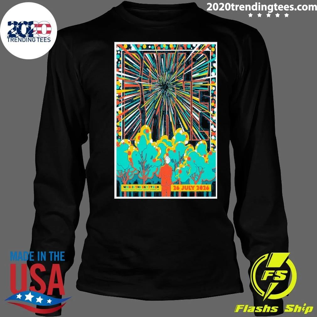 David Byrne Cardiff, Uk Tour 2026 Shirt