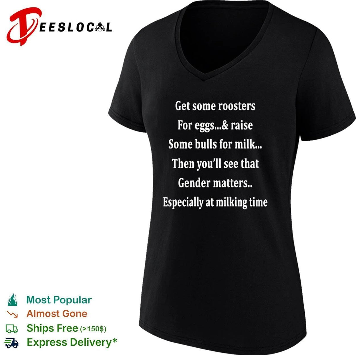 Get Some Roosters for Eggs and Some Bulls for Milk Gender Matters Unisex