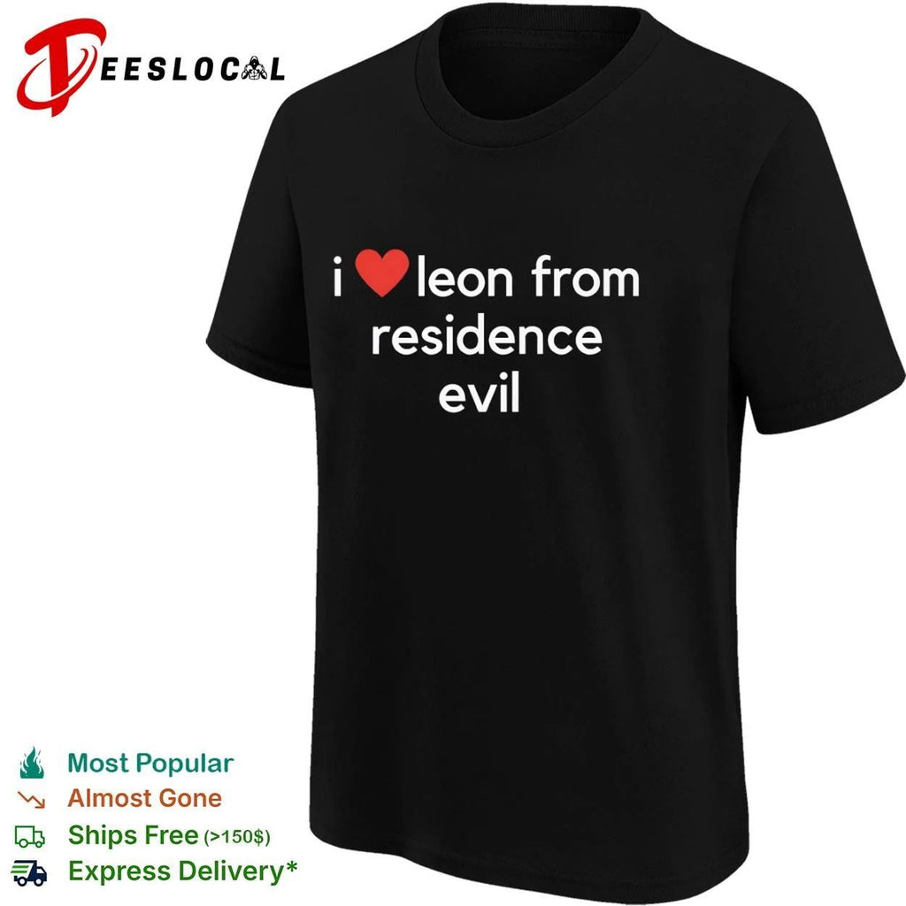 I Love Leon from Residence Evil Video Game Unisex