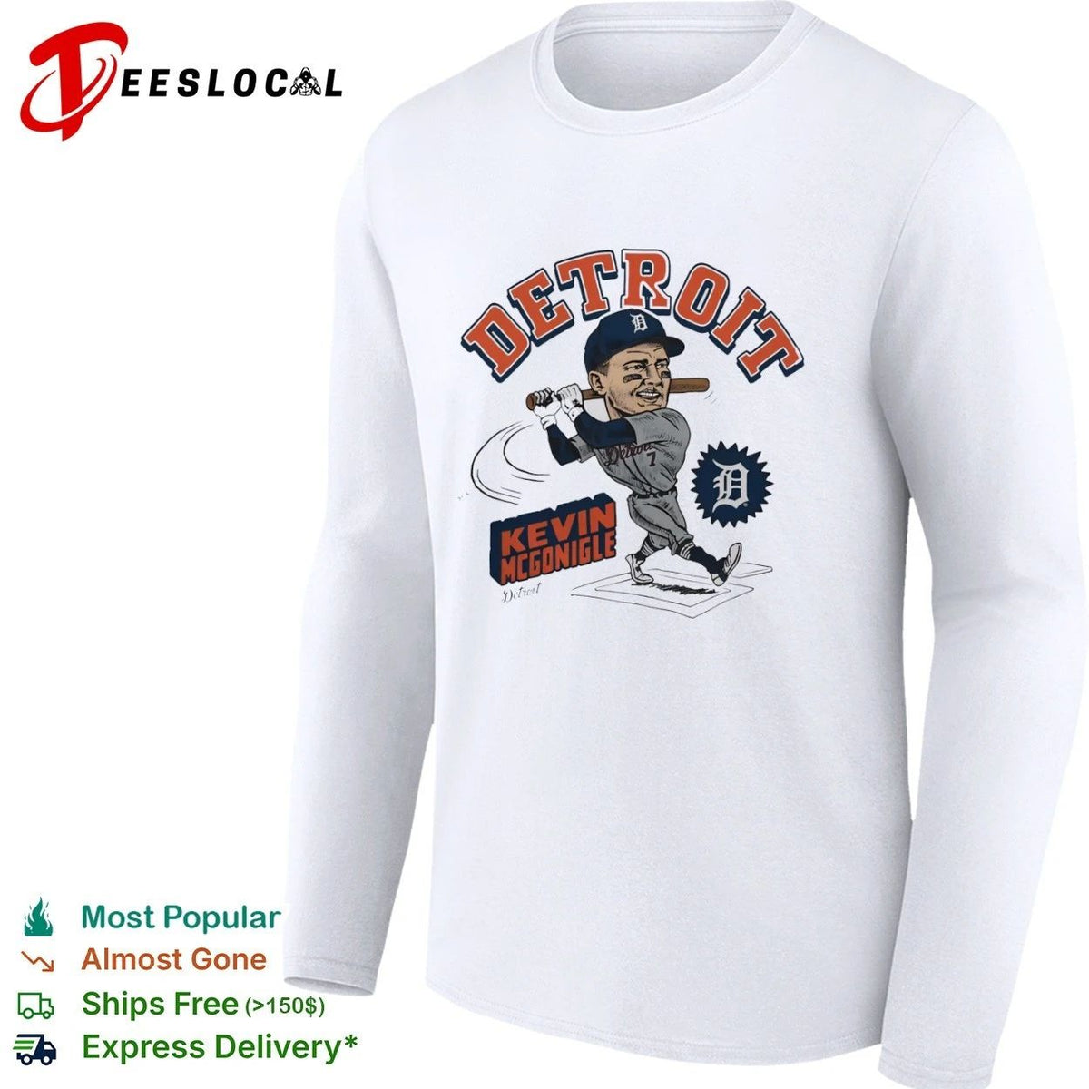 Kevin McGonigle Detroit Tigers Detroit Unisex