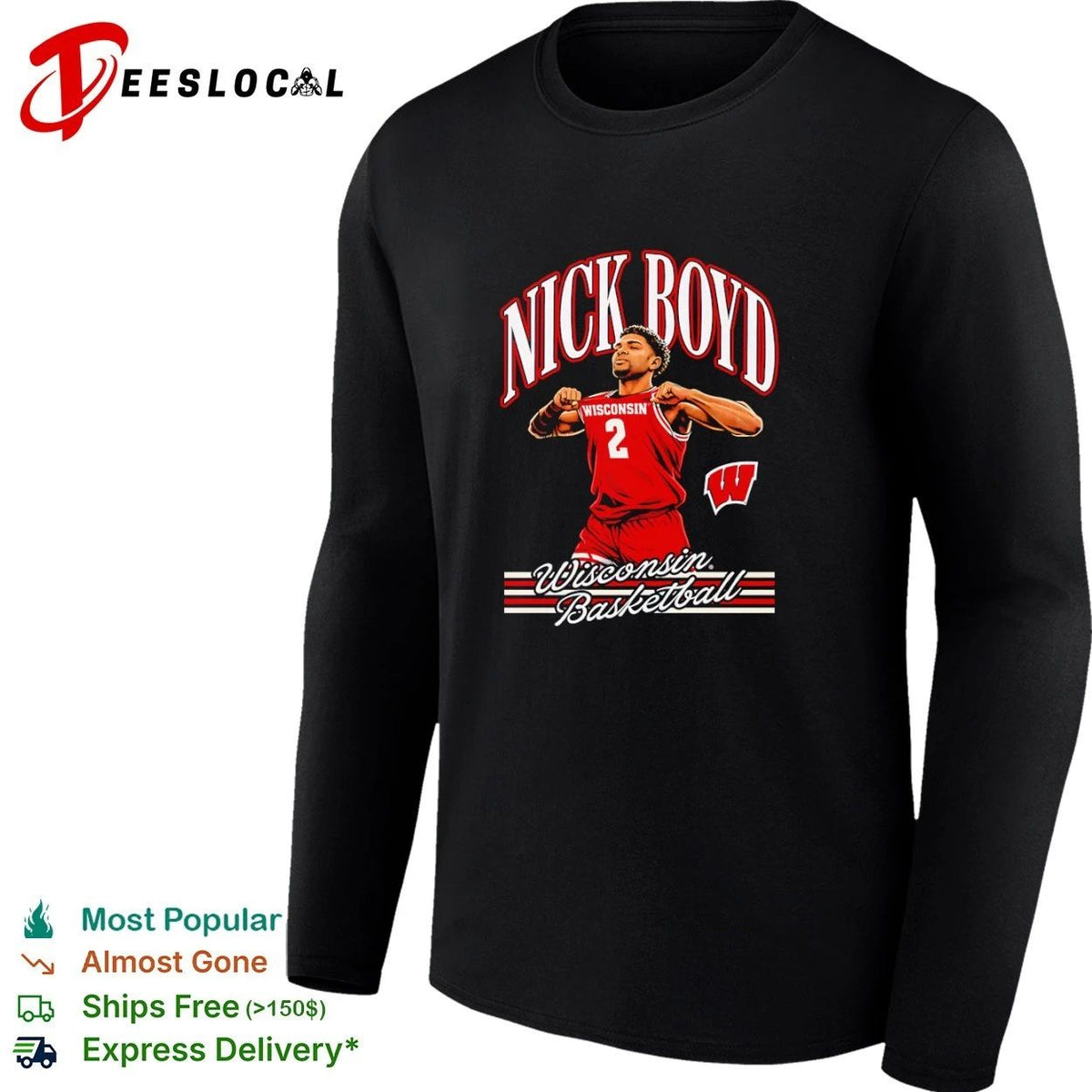 Nick Boyd Wisconsin Badgers Basketball Unisex