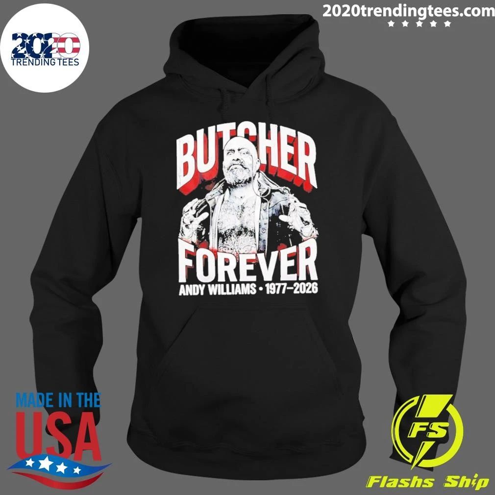 Andy Williams 1977-2026 Butcher Forever Shirt