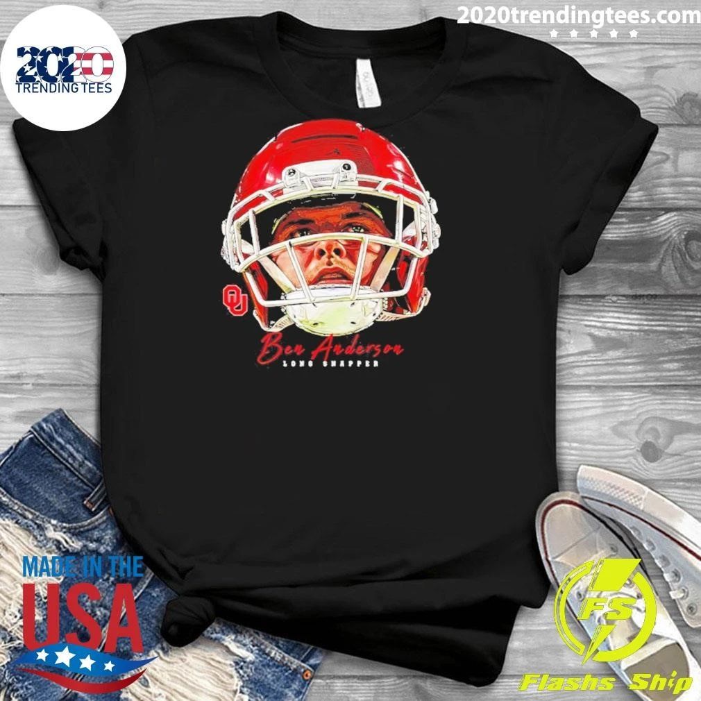 Ben Anderson Oklahoma Sooners Ncaa Football Swag Head Shirt