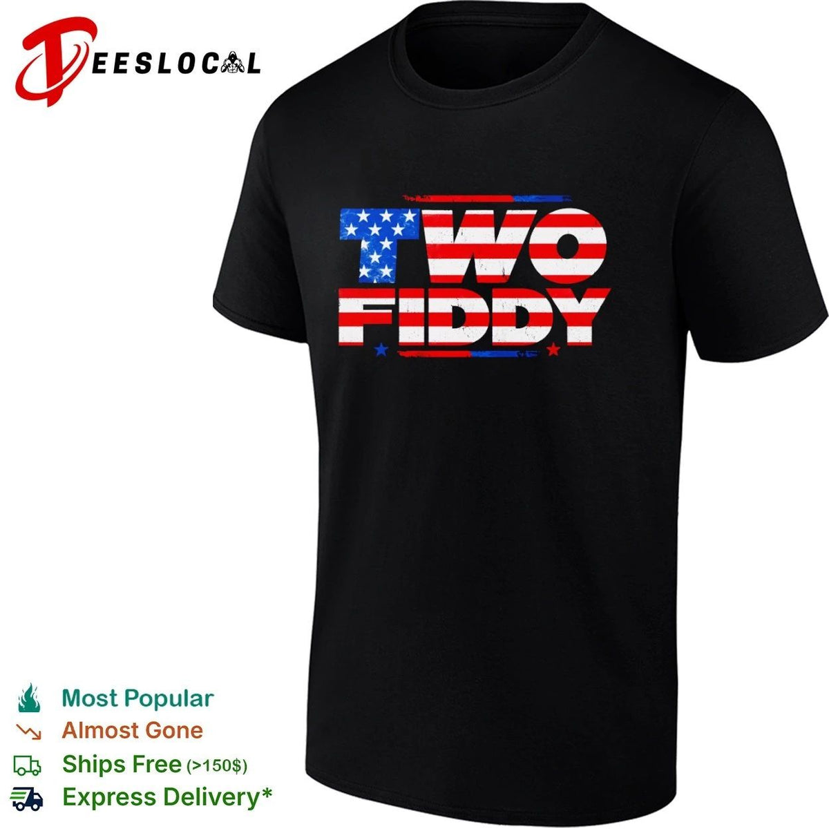 Two Fiddy American Flag south park funny Unisex