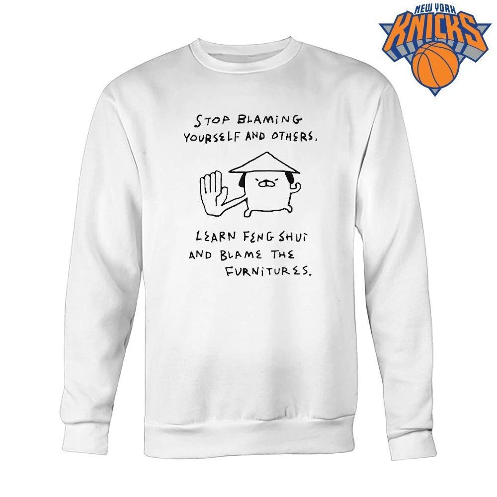 Learn Feng Shui And Blame The Furnitures Funny Angry Cat Meme Shirt Unisex
