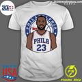 King James Philadelphia 76ers Basketball Star Graphic Shirt