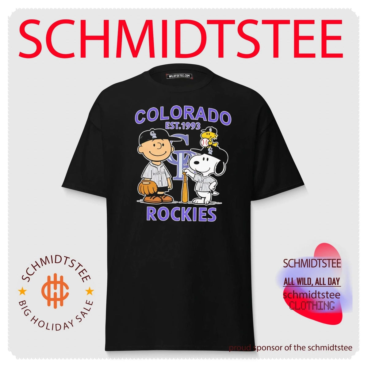 Peanuts x Colorado Rockies est 1993 shirt Unisex