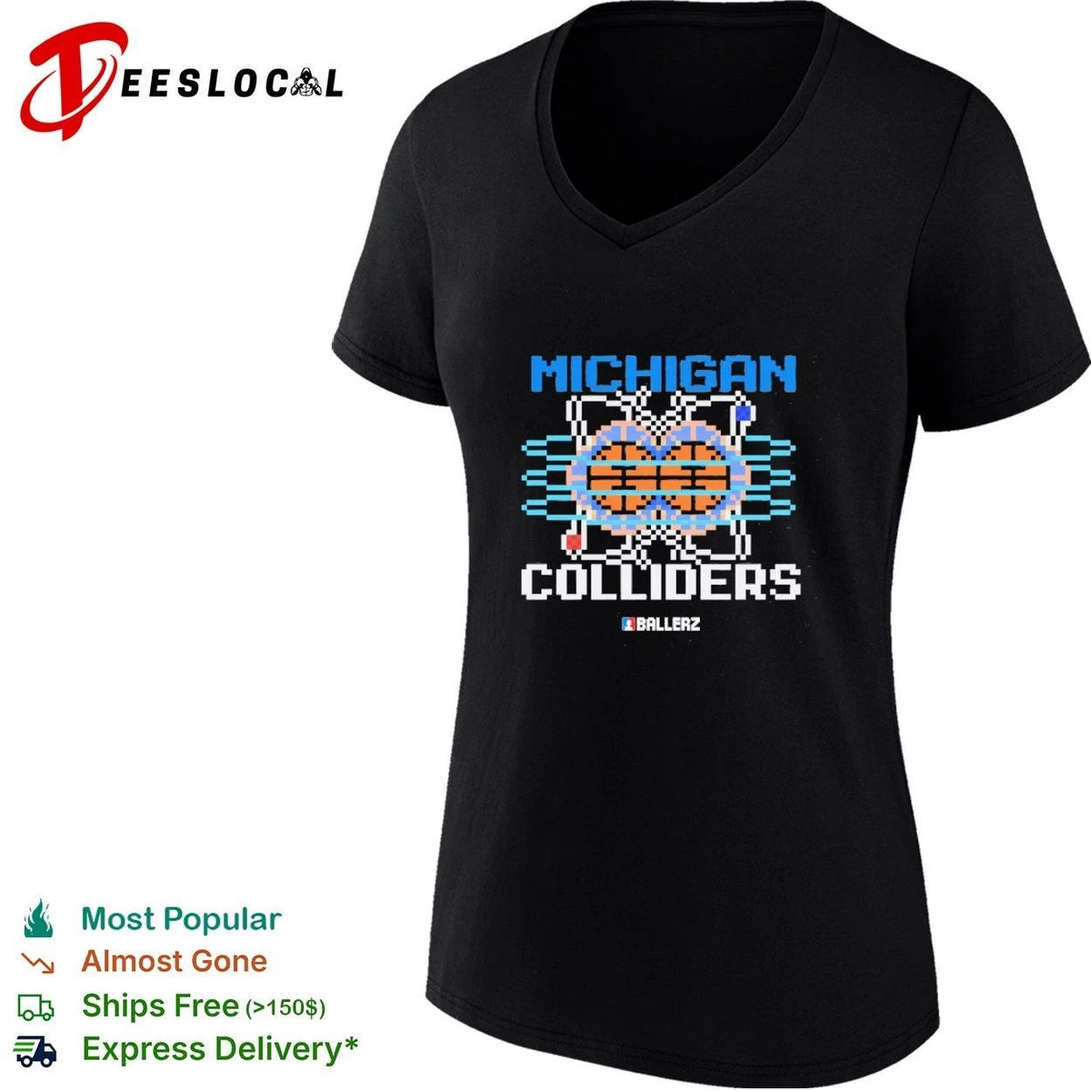 Michigan Colliders Ballerz basketball Unisex