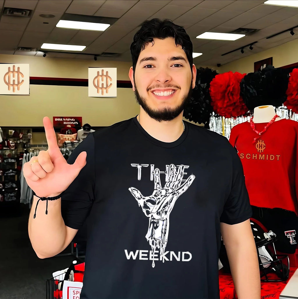The Weeknd melting hand vintage shirt Unisex