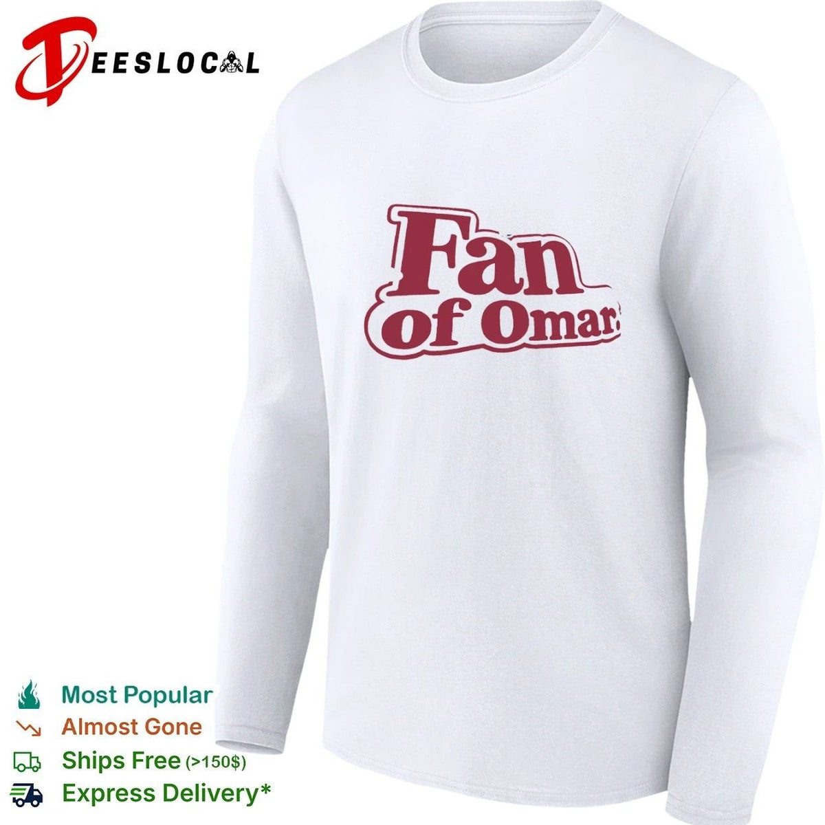 Fan of Omar Appreciation Name Personalized Unisex