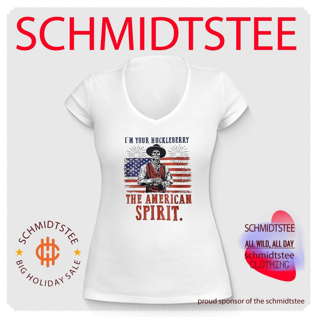 I’m your huckleberry the American spirit American flag shirt Unisex