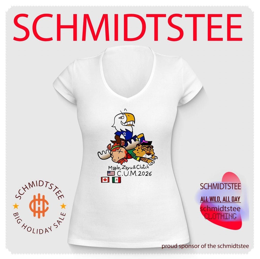 Maple Zayu and Clutch World Cup CUM 2026 World Cup Mascots shirt Unisex