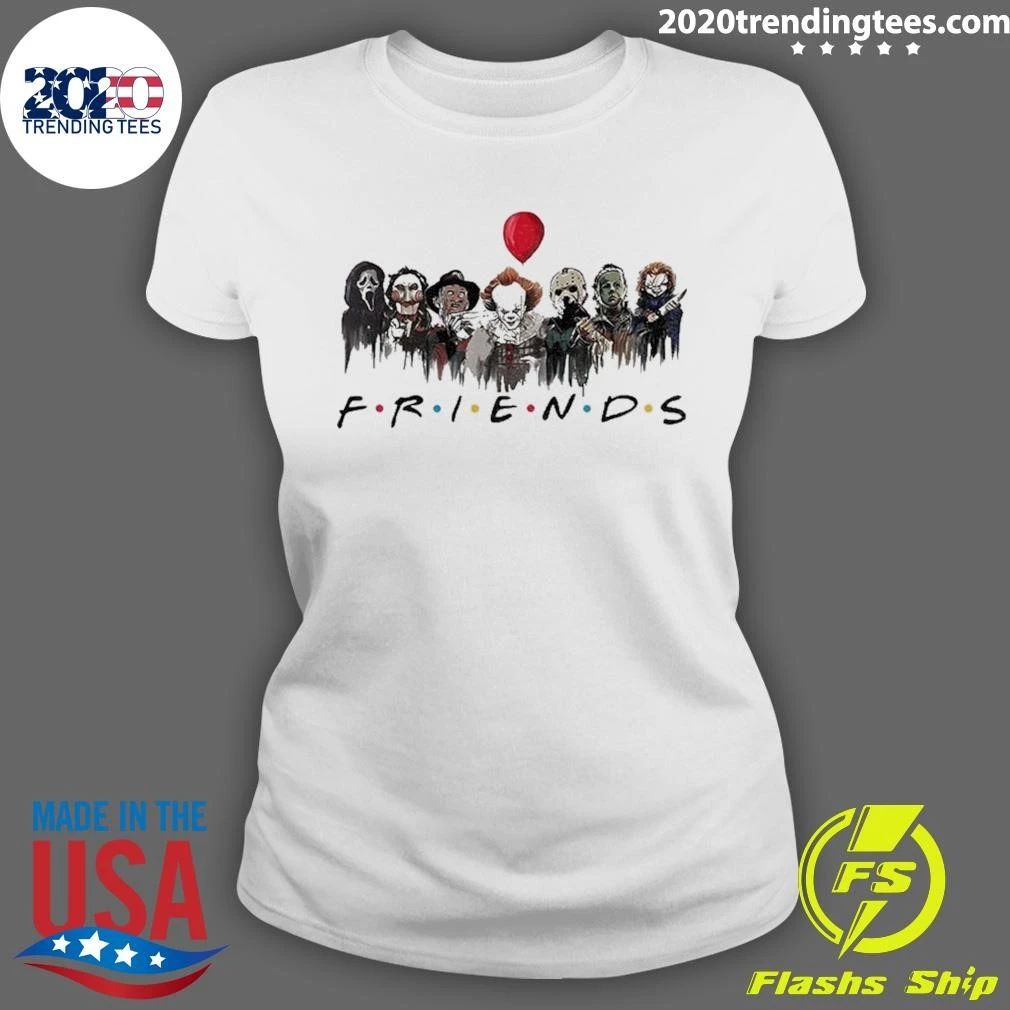 Horror Characters Friends Halloween 2026 Shirt