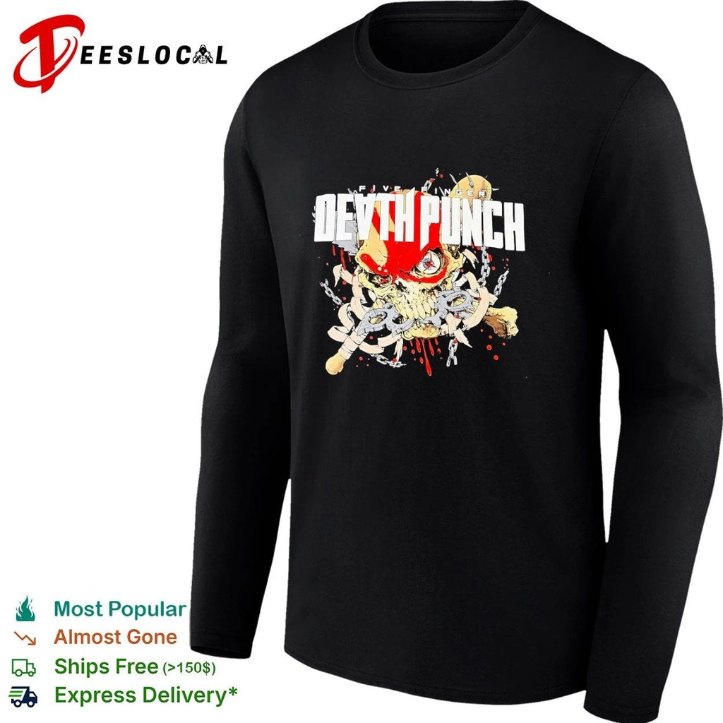 Five Finger Death Punch Skull with Brass Knuckles Unisex