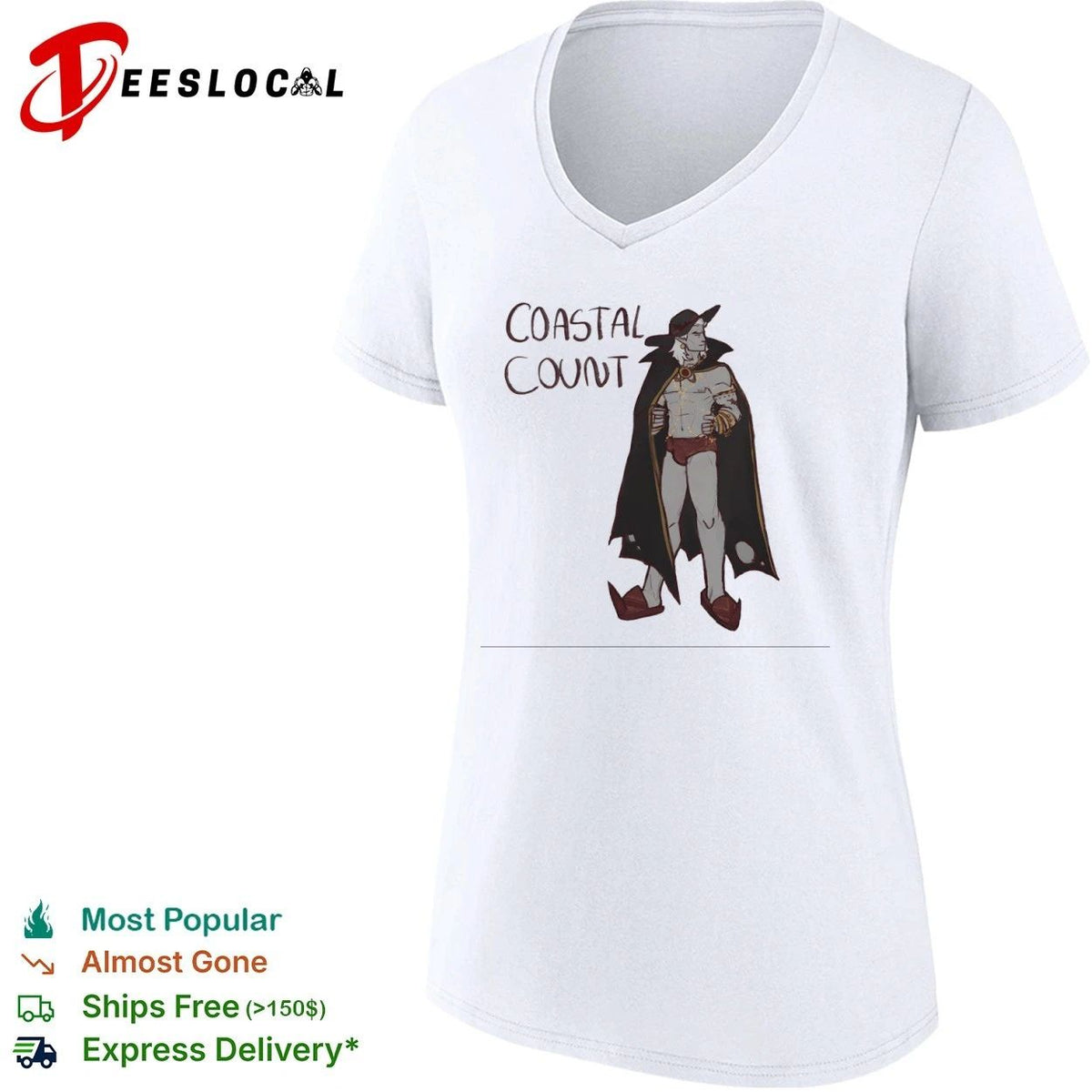 Coastal Count vampire fantasy character Unisex