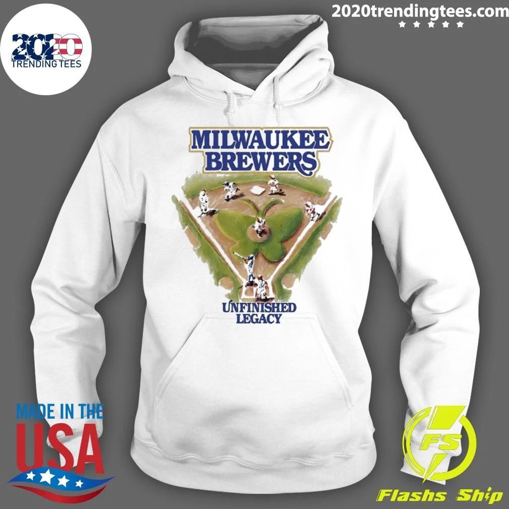 Milwaukee Brewers Unfinished Legacy Baseball Field Shirt