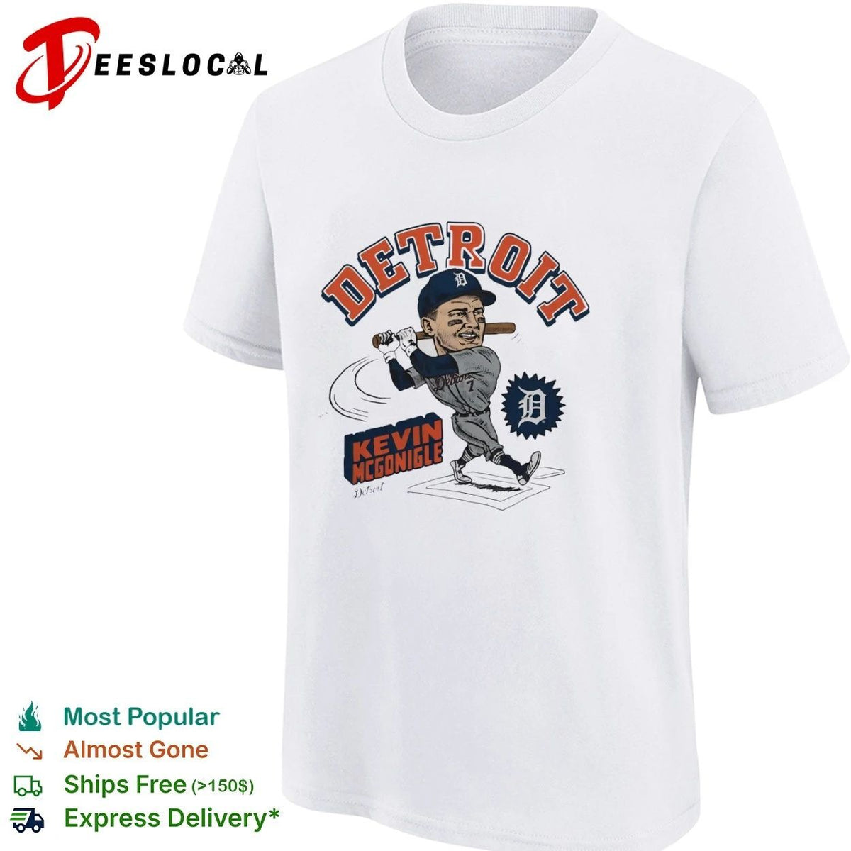 Kevin McGonigle Detroit Tigers Detroit Unisex