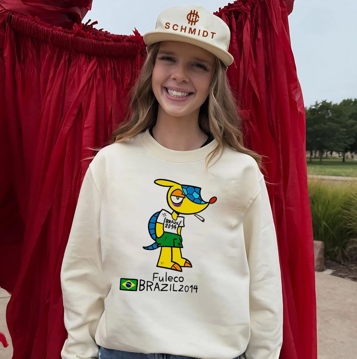 Fuleco Brazil 2014 World Cup Mascot shirt Unisex