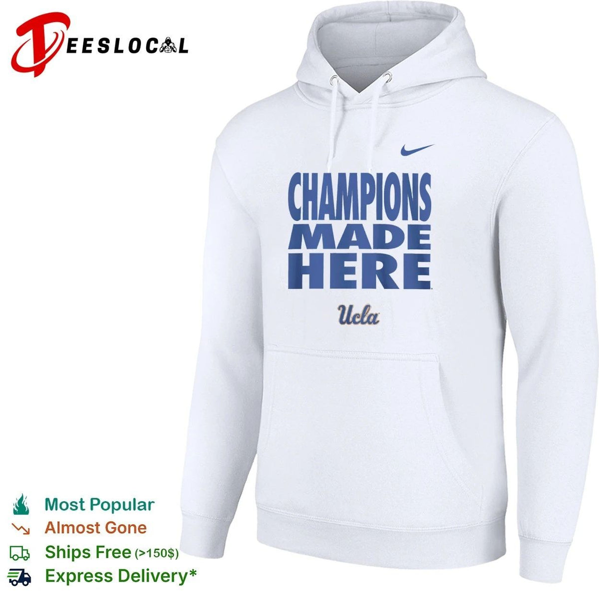 Champions Made Here UCLA Bruins College Sports Unisex