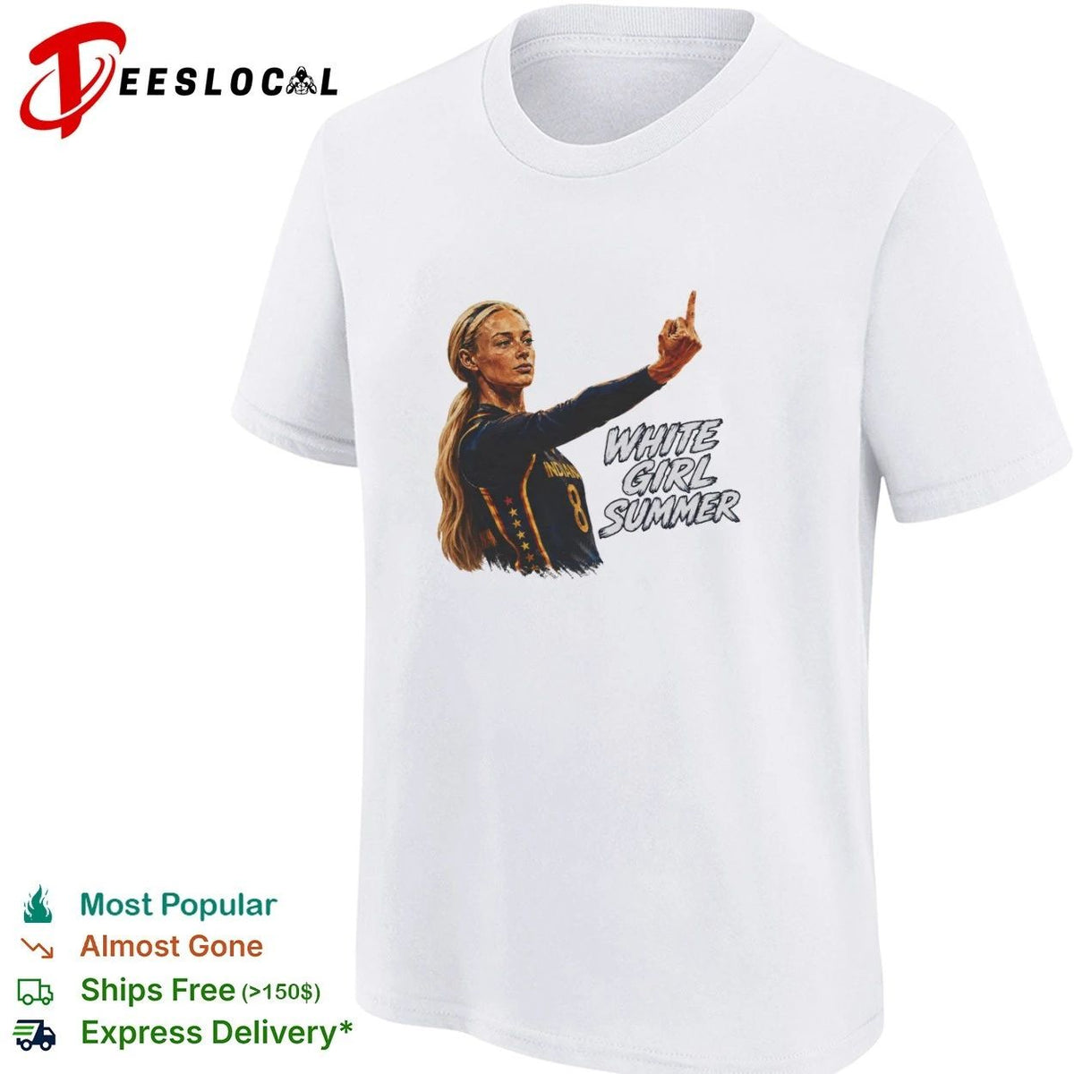 Sophie Cunningham Indiana Fever White Girl Summer Unisex
