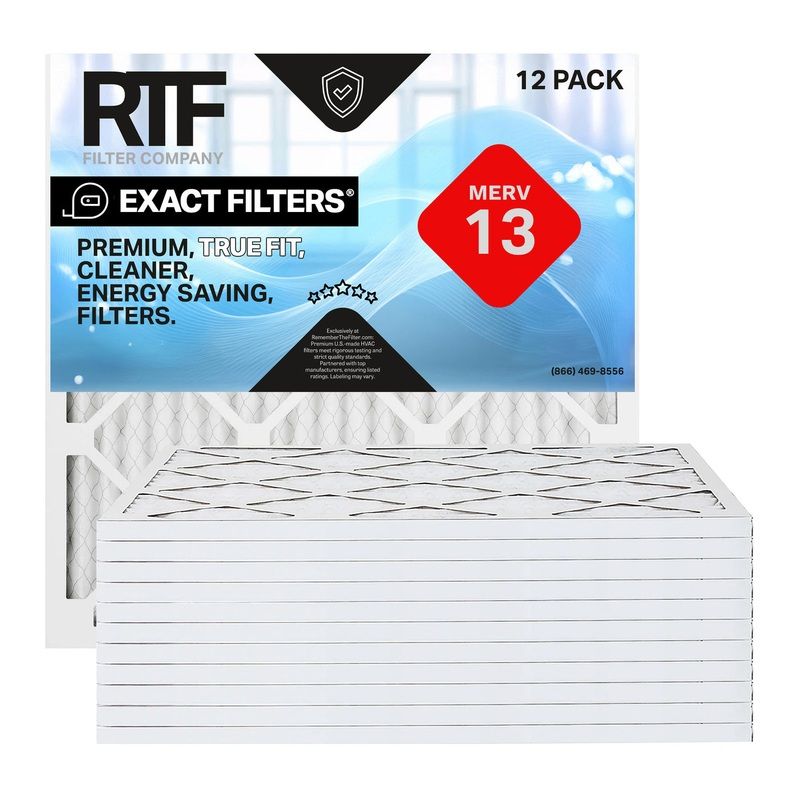 38-3/4x17x1 Exact Filters Pleated MERV 13 (12 pack)