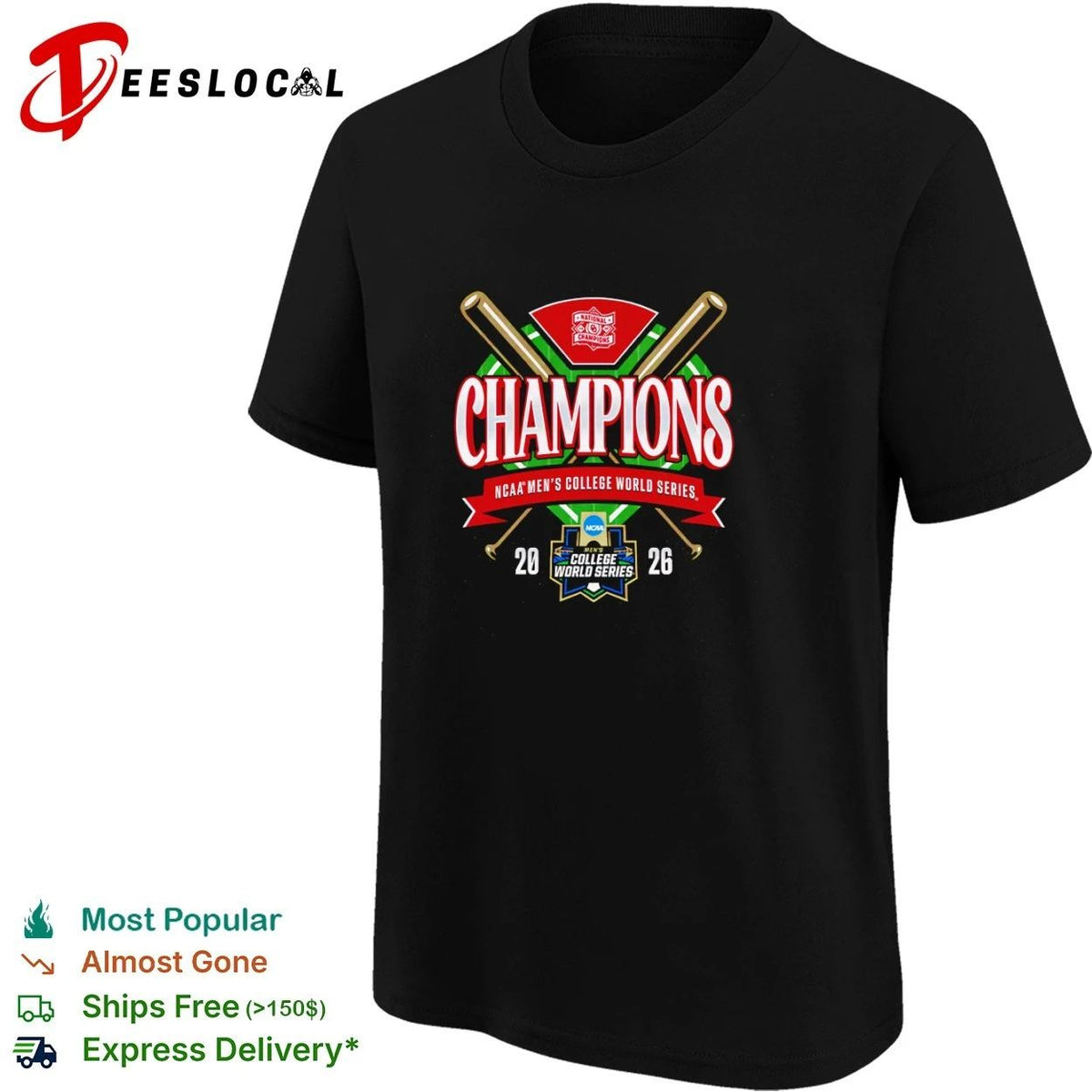 Champions NCAA Men’s College World Series 2026 Unisex