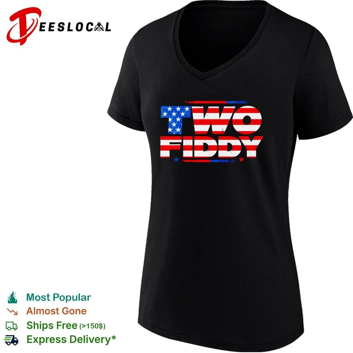Two Fiddy American Flag south park funny Unisex
