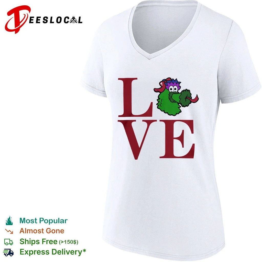 Love Philadelphia Phillies Phanatic Mascot Unisex