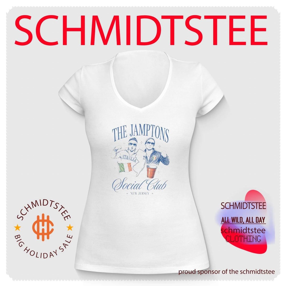 The Jamptons Social Club New Jersey Italian American shirt Unisex