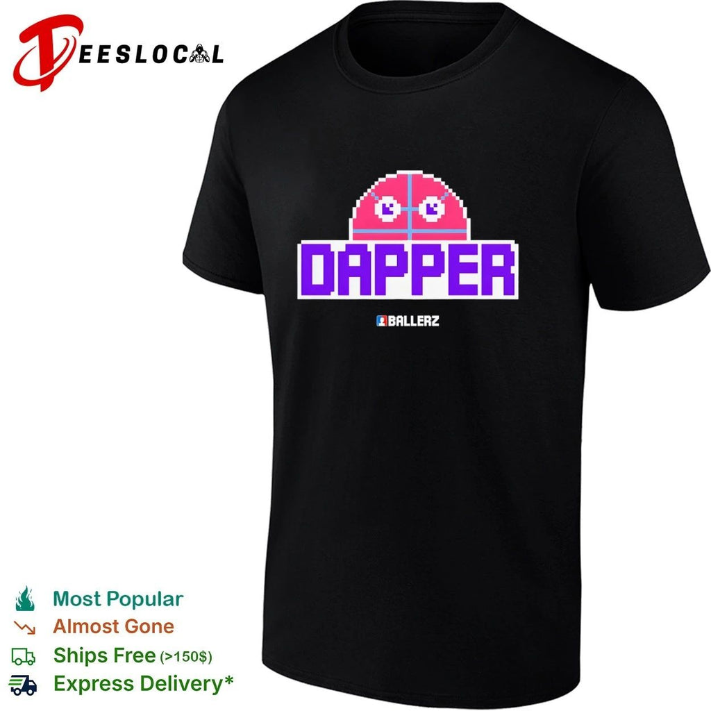 Dapper Ballerz pixel art gaming basketball Unisex