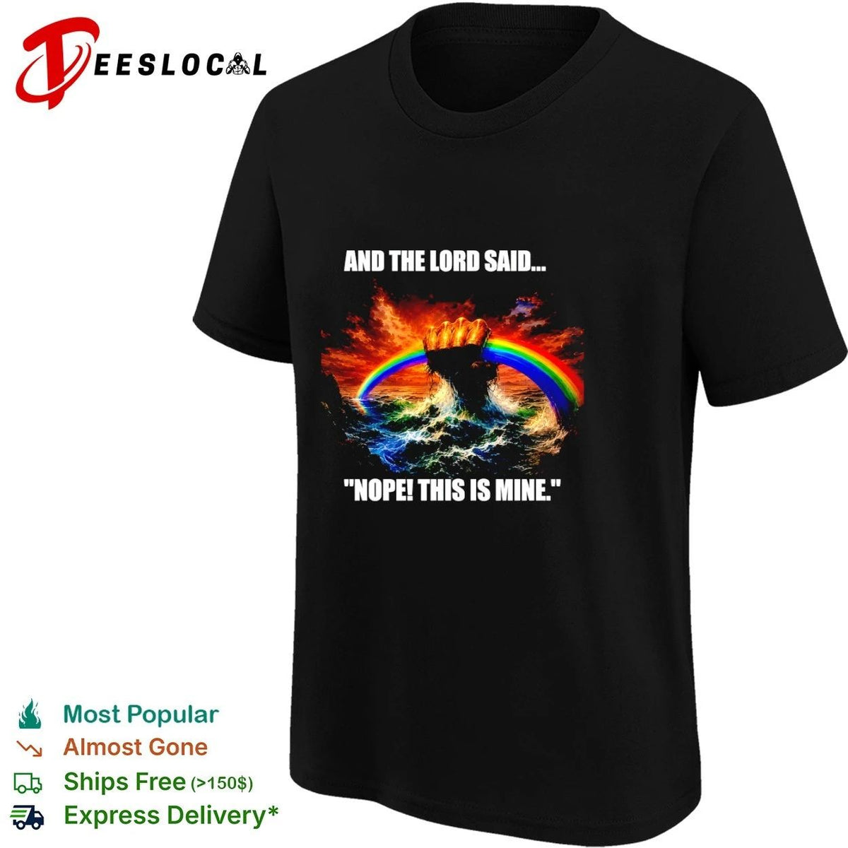 And the Lord Said Nope This Is Mine funny religious meme Unisex