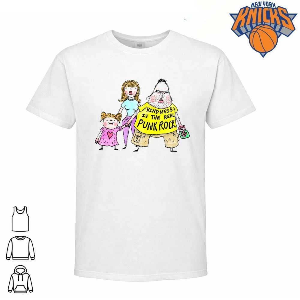 Kindness Is The Real Punk Rock Meme Funny Family Illustration Shirt Unisex