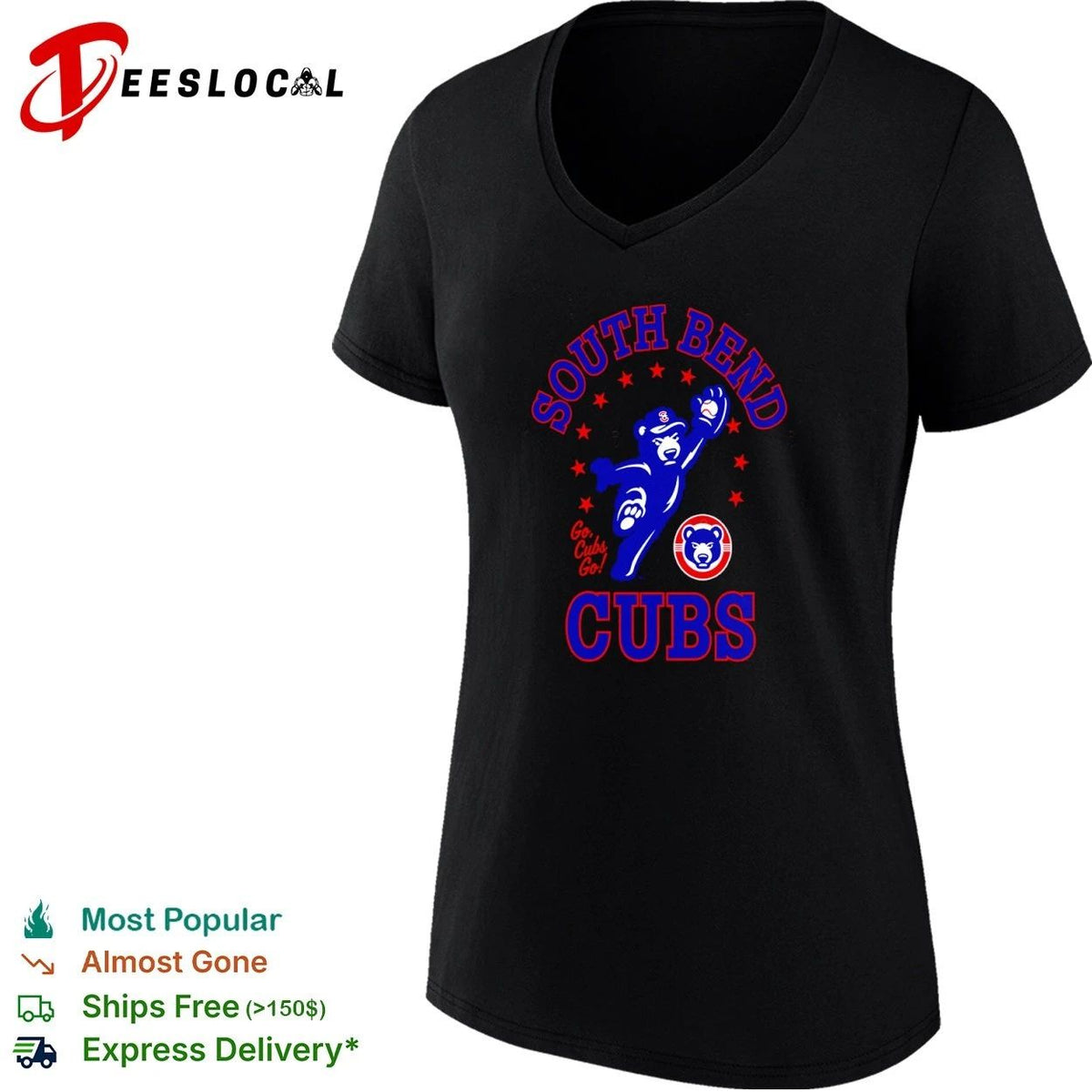 South Bend Cubs Go Cubs Go Baseball MiLB Unisex