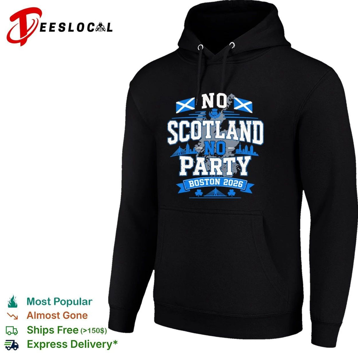 No Scotland No Party Boston 2026 Soccer Unisex