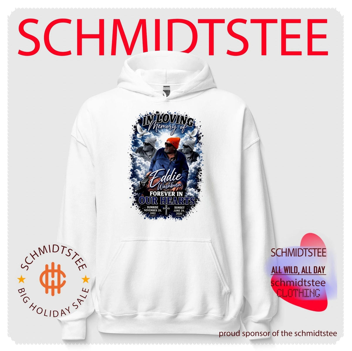 In Loving Memory of Eddie Washburn 1952–2026 Forever in Our Hearts shirt Unisex