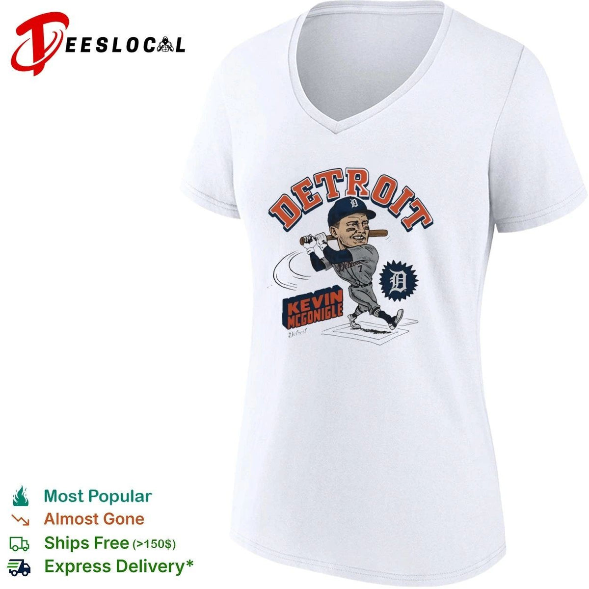 Kevin McGonigle Detroit Tigers Detroit Unisex